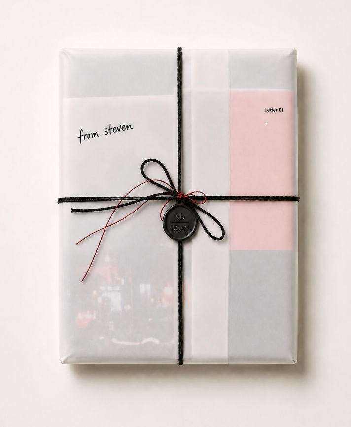 Receive a monthly letter from me